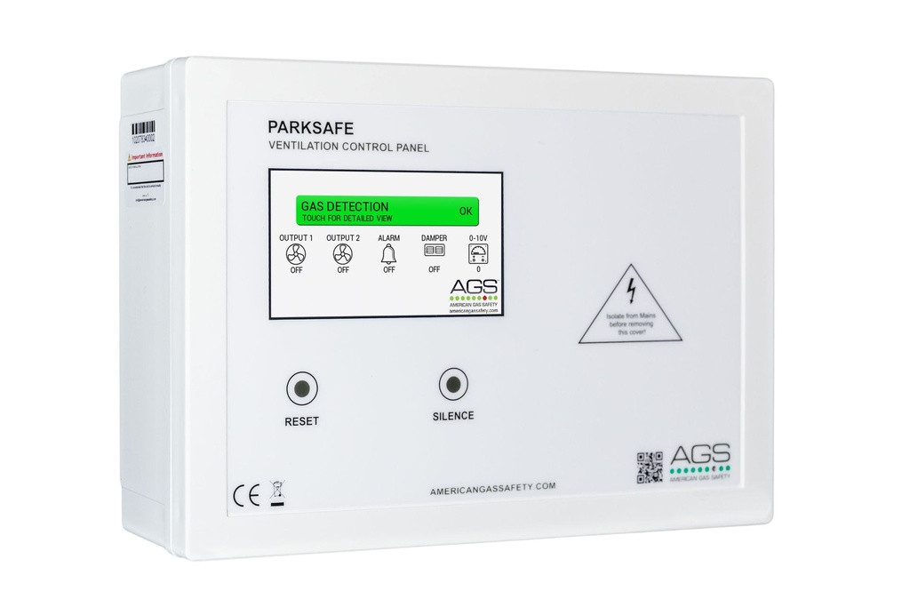 AGSGDPPS ParkSafe Gas Detection & Ventilation Controller